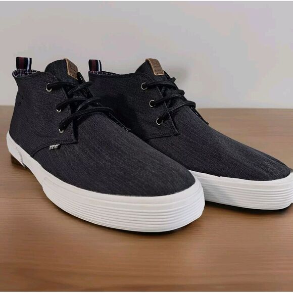 Ben Sherman Chukka Canvas Mid-Top Lace‎ Up Sneakers Shoes Sz 13 - Picture 1 of 12